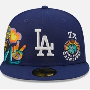 Los Angeles Dodgers Groovy Fitted Hat